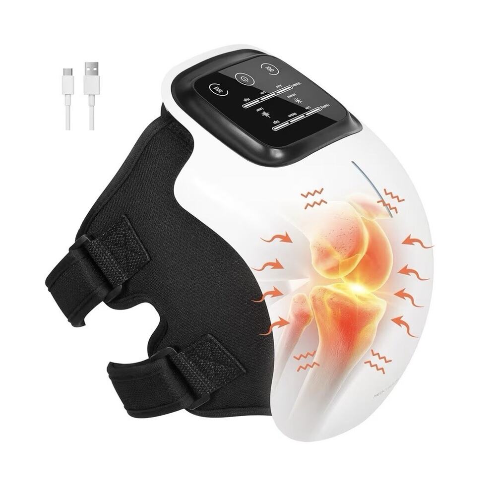 Medcursor Cordless Heated Knee Massager Rechargeable Heat Vibration Tested Works